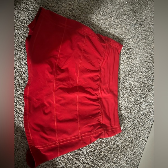 Luluemon align skirt, size 4, red - Picture 1 of 4